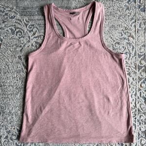Oiselle Lux Life Racerback Tank Top Size 4 Light Blush Pink